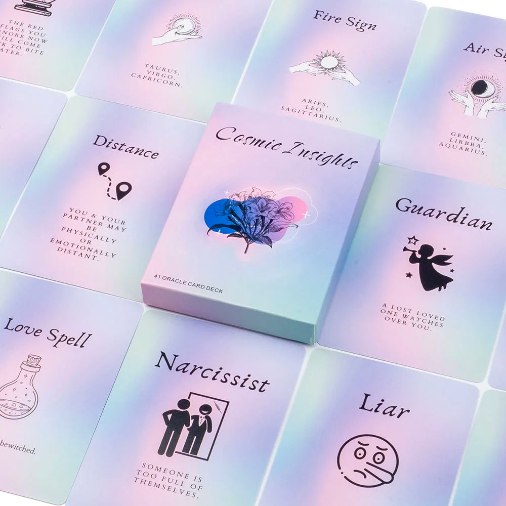 Juego de cartas: Sabiduría cósmica