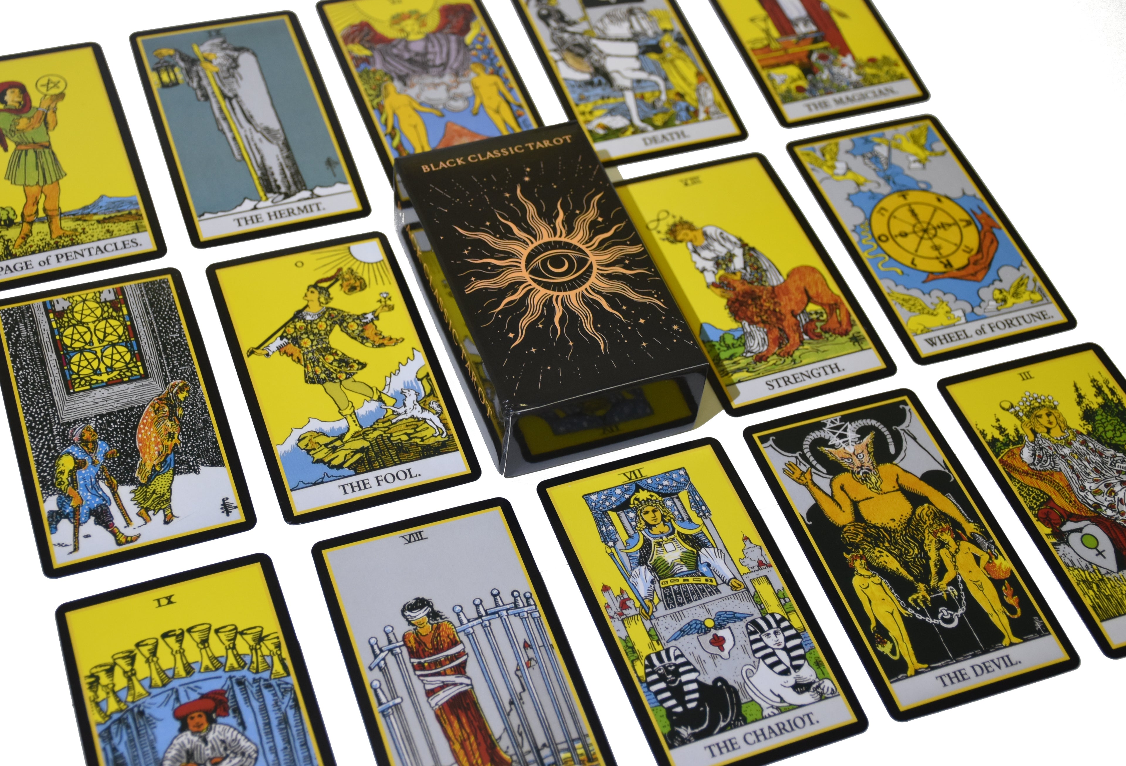 Tarot clásico negro